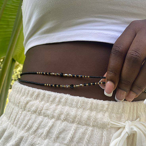 African waist beads